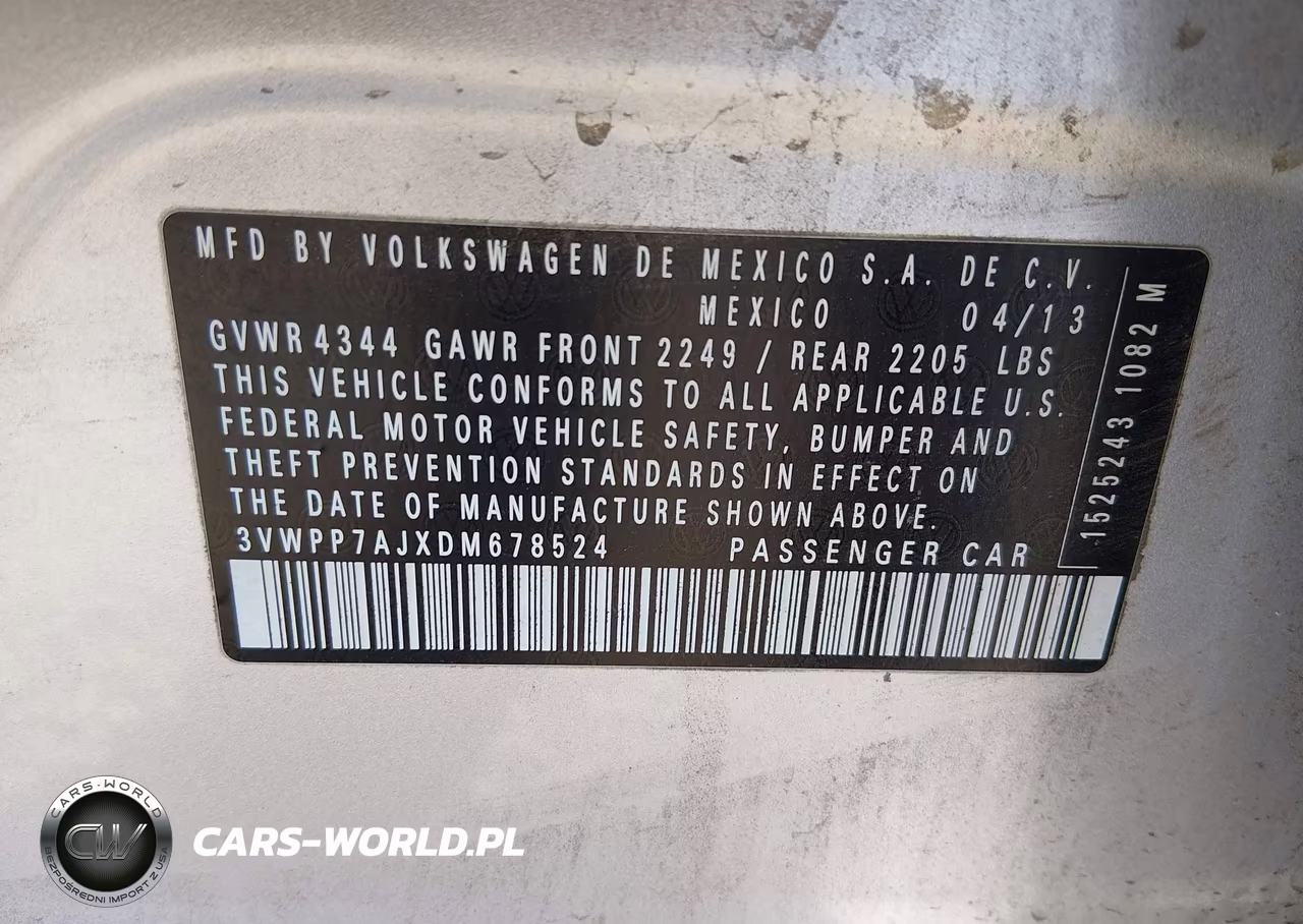 2013 Volkswagen Jetta Sportwagen 2.5L Se VIN:3VWPP7AJXDM678524 - 9