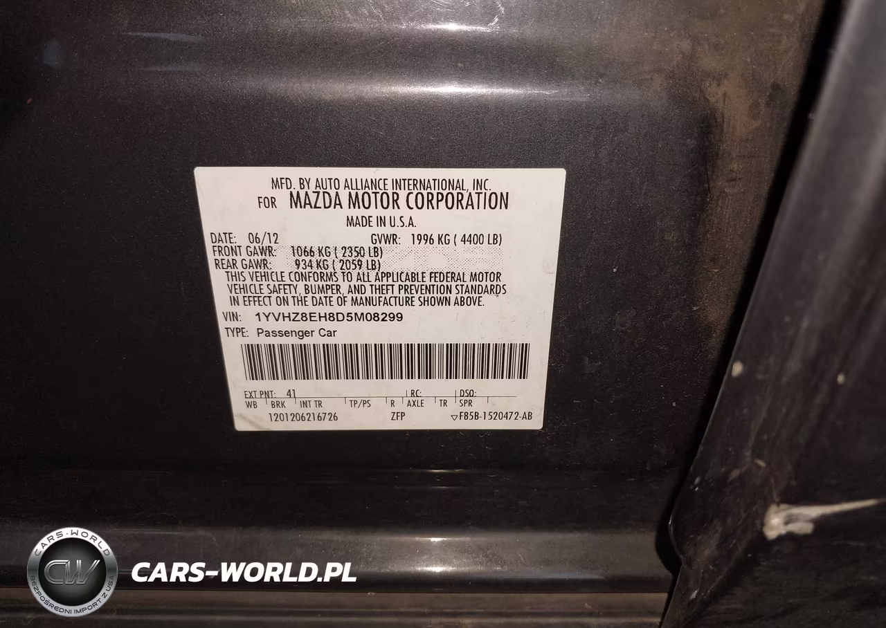 2013 Mazda Mazda6 I Touring Plus VIN:1YVHZ8EH8D5M08299 - 9