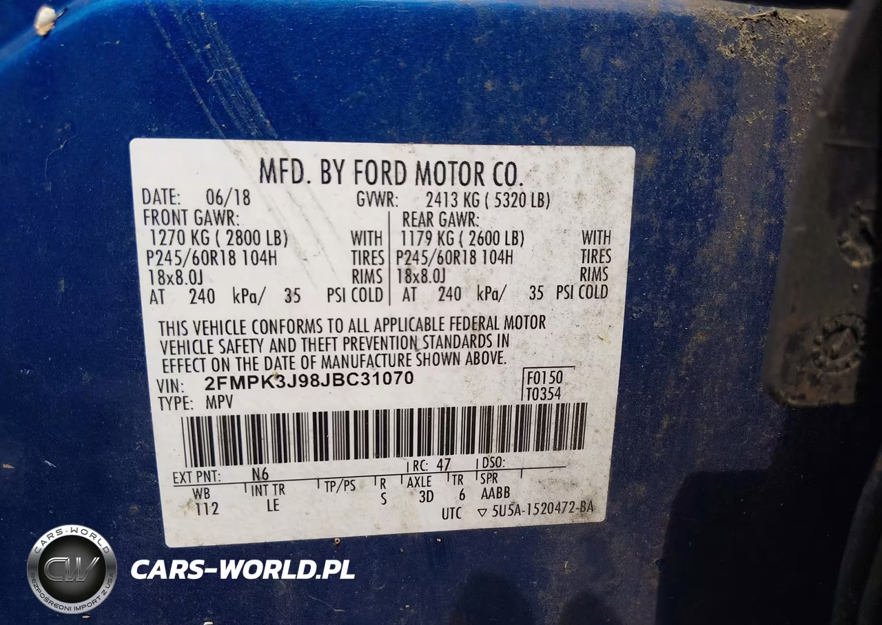 2018 Ford Edge Sel VIN:2FMPK3J98JBC31070 - 9