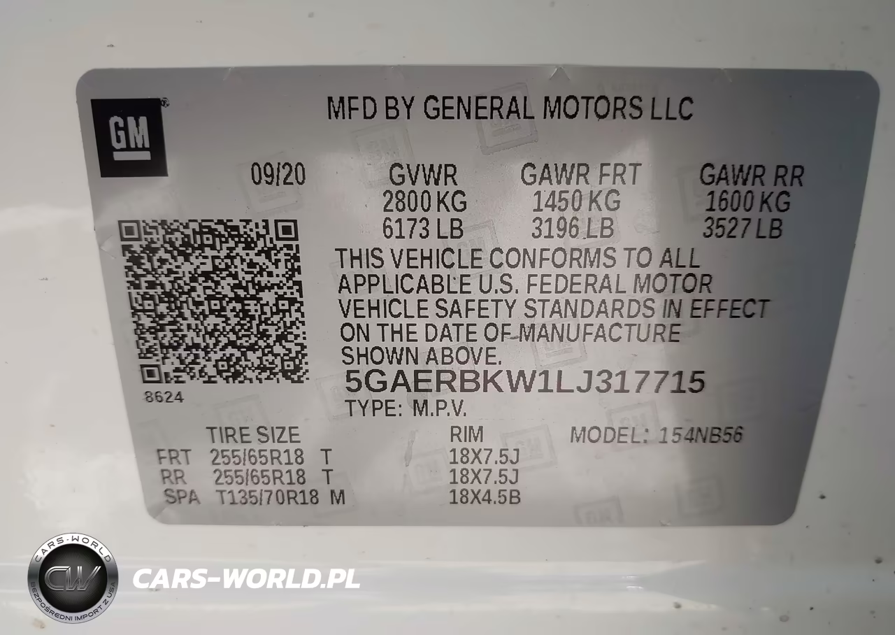 2020 Buick Enclave Fwd Essence VIN:5GAERBKW1LJ317715 - 9