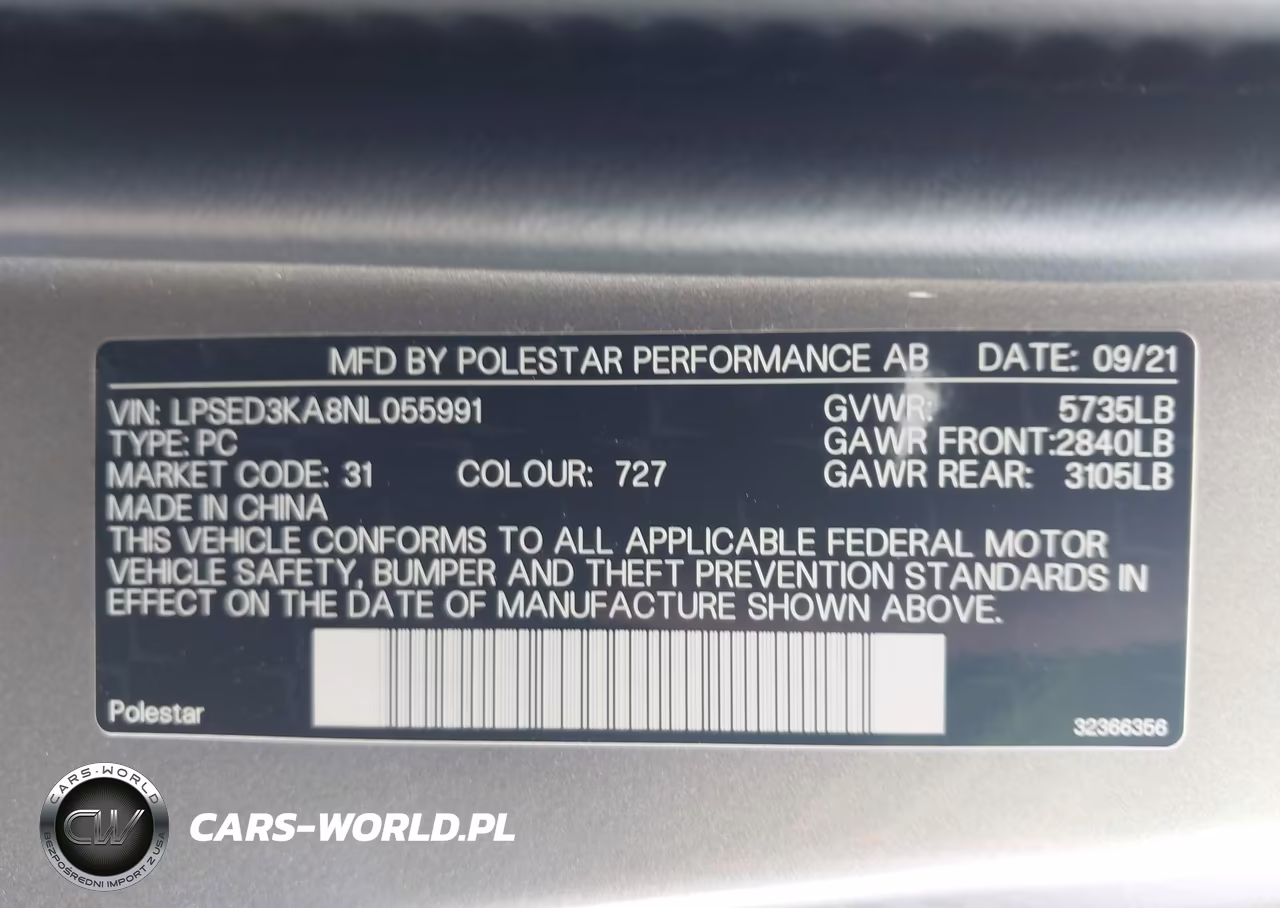 2022 Polestar 2 Long Range Dual Motor VIN:LPSED3KA8NL055991 - 9