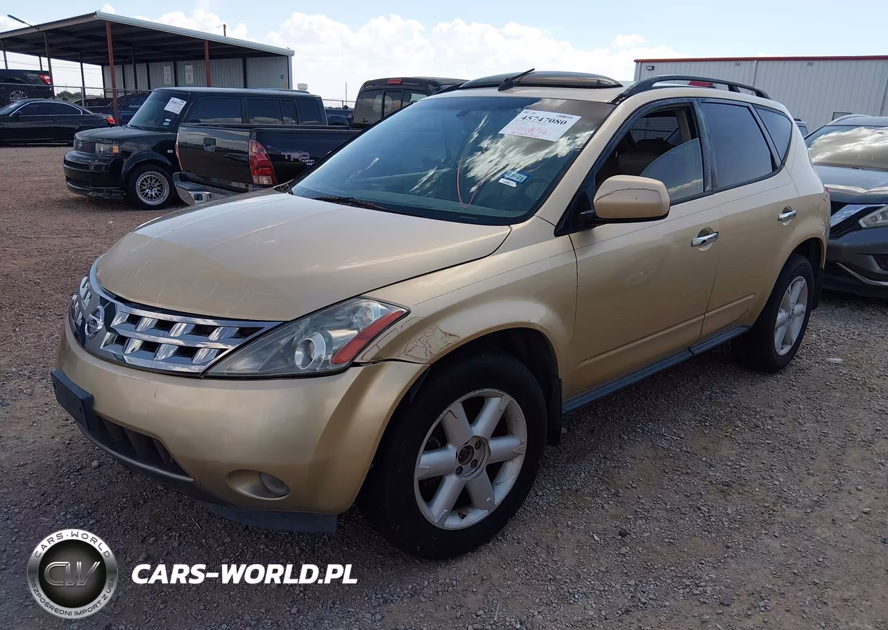 2004 Nissan Murano Se VIN:JN8AZ08W24W307308 - 2