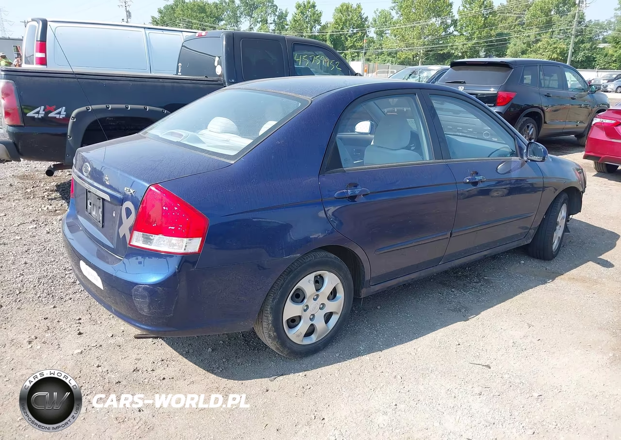 2007 Kia Spectra Ex VIN:KNAFE121175465226 - 4