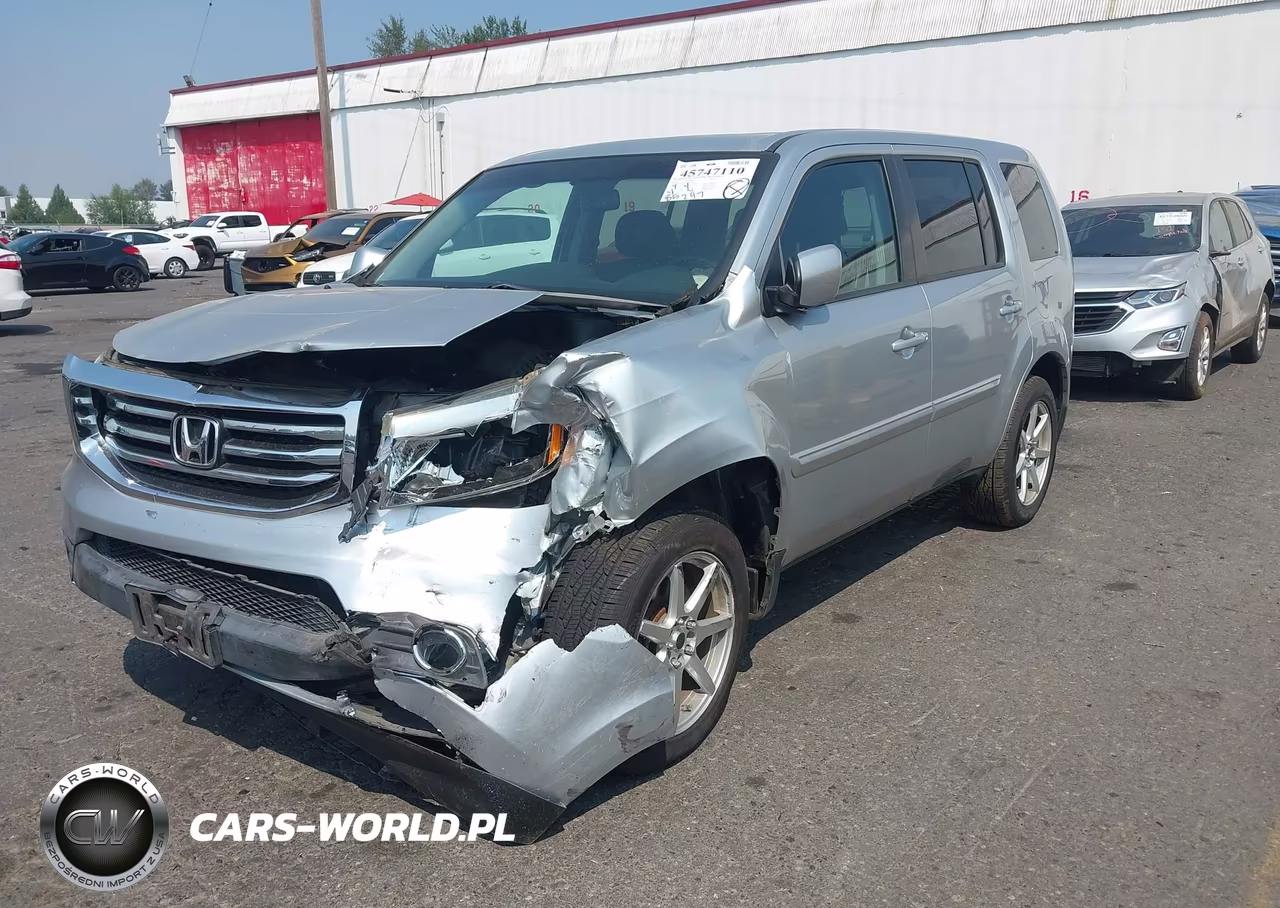 2013 Honda Pilot Ex-L VIN:5FNYF4H71DB016564 - 2
