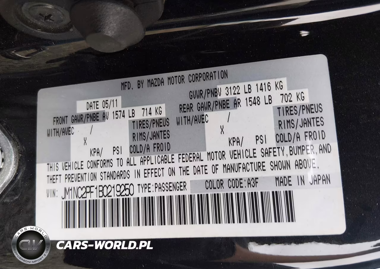 2011 Mazda Mx-5 Miata Grand Touring VIN:JM1NC2PF1B0219250 - 9