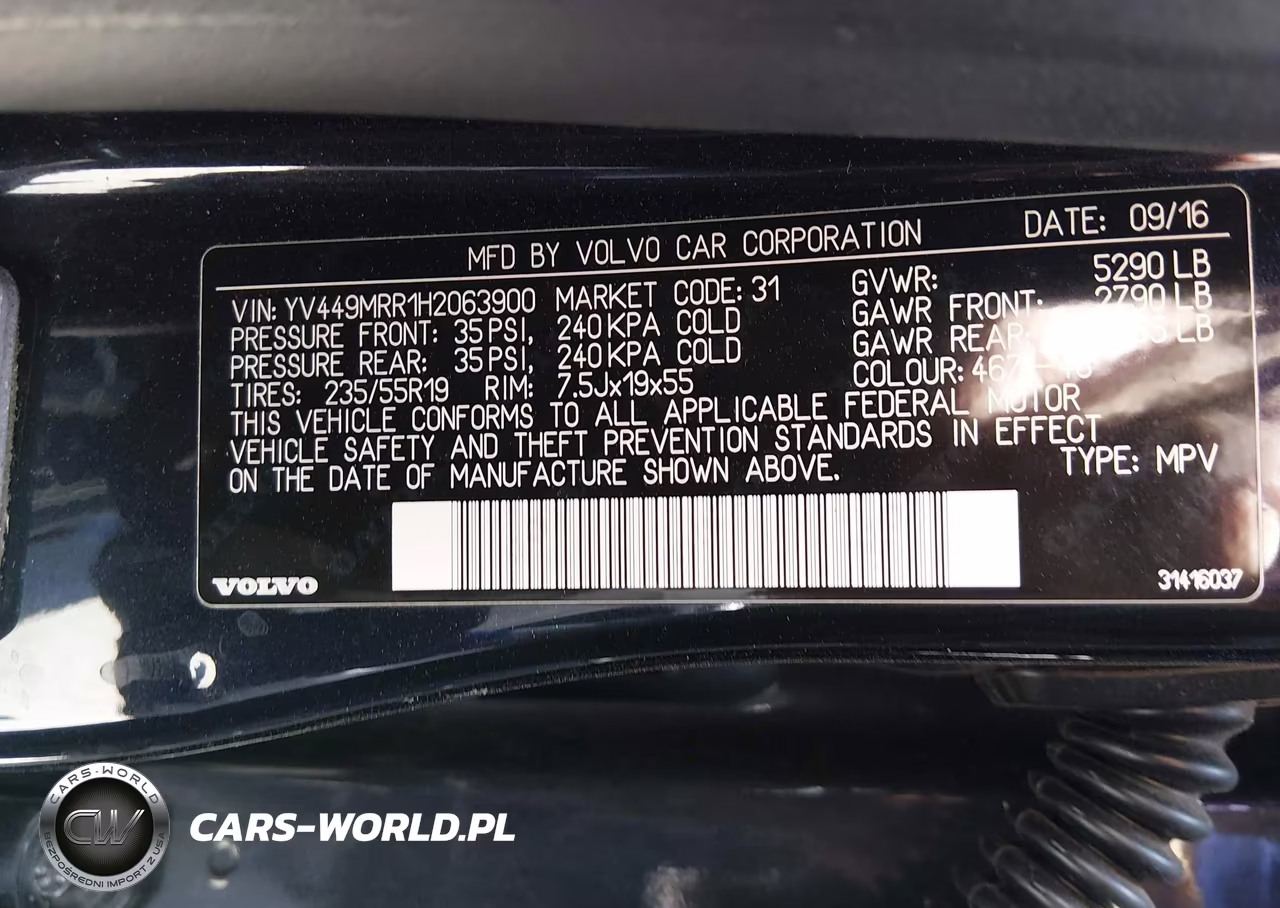 2017 Volvo Xc60 T6 Dynamic VIN:YV449MRR1H2063900 - 9