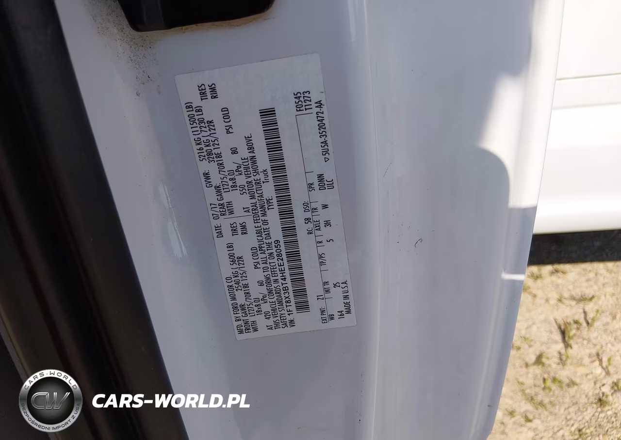2017 Ford F-350 Xlt VIN:1FT8X3BT4HEE28059 - 9