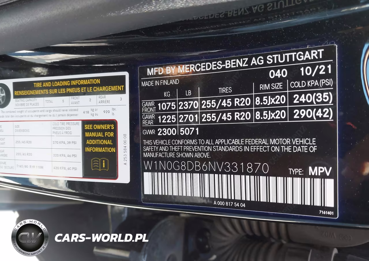 2022 Mercedes-Benz Glc 300 Suv VIN:W1N0G8DB6NV331870 - 9
