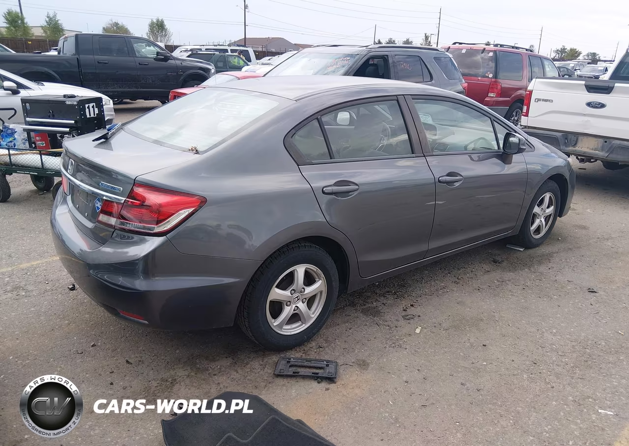 2013 Honda Civic Natural Gas VIN:19XFB5F50DE000503 - 4