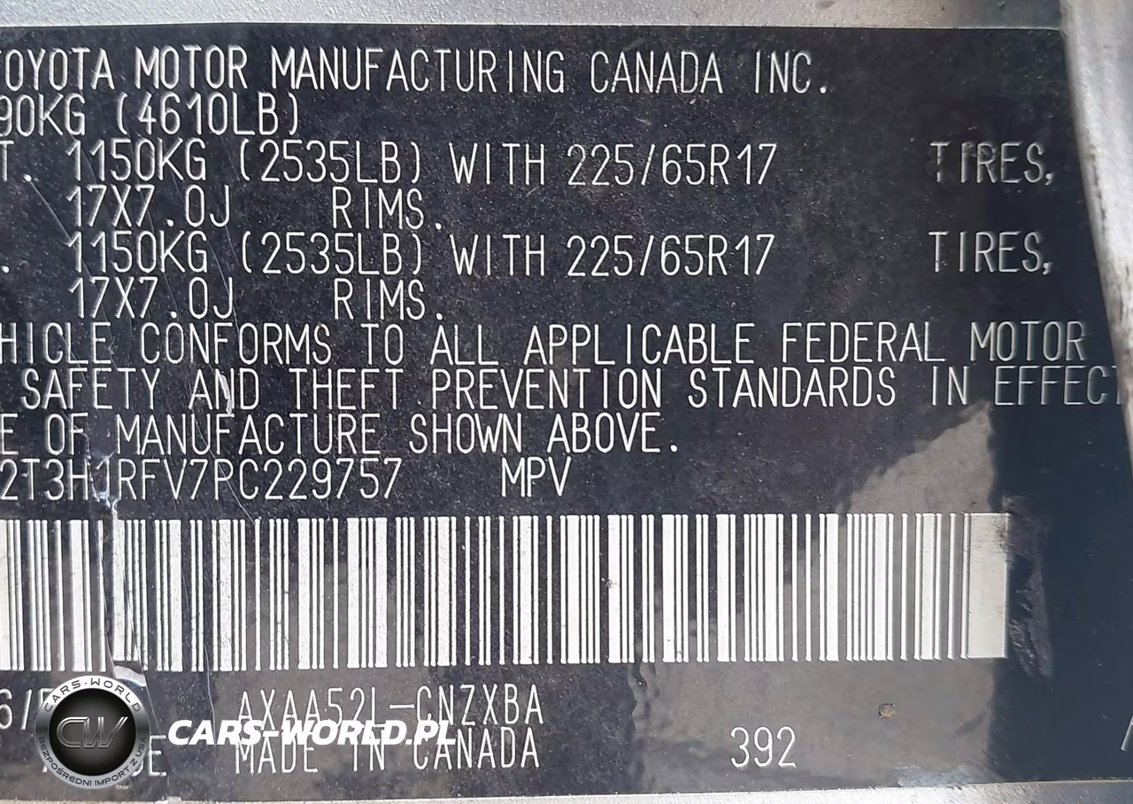 2023 Toyota Rav4 Le VIN:2T3H1RFV7PC229757 - 9