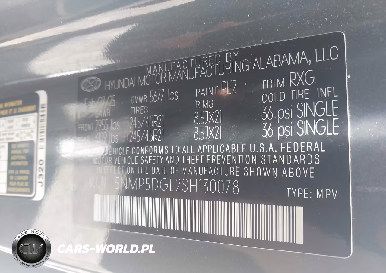 2025 Hyundai Santa Fe Calligraphy VIN:5NMP5DGL2SH130078 - 9