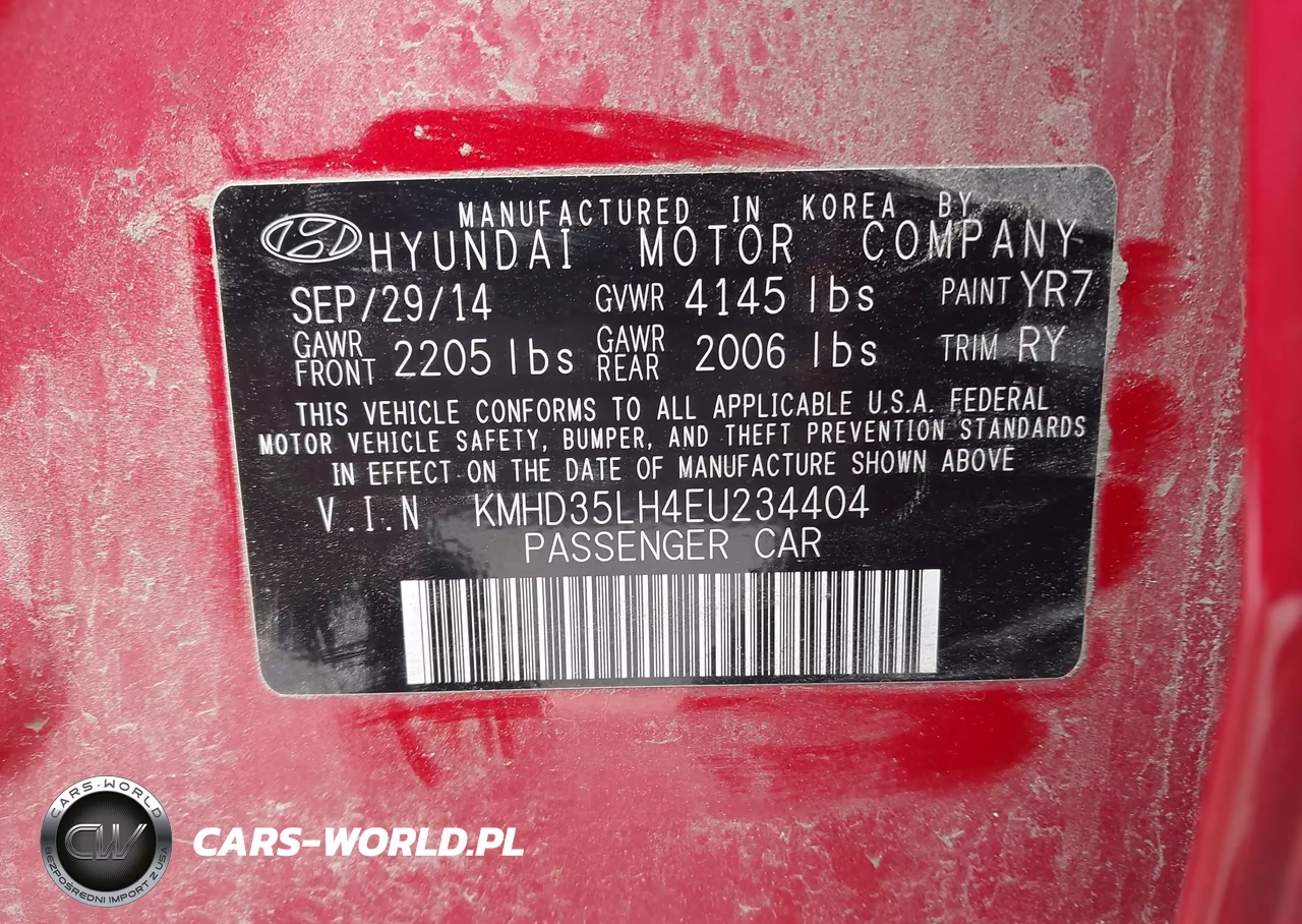 2014 Hyundai Elantra Gt VIN:KMHD35LH4EU234404 - 9