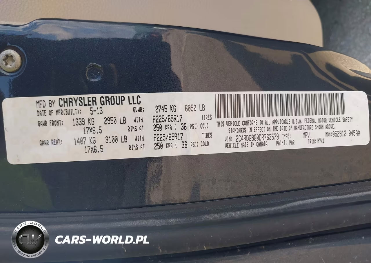 2013 Dodge Grand Caravan Se VIN:2C4RDGBG0DR763579 - 9