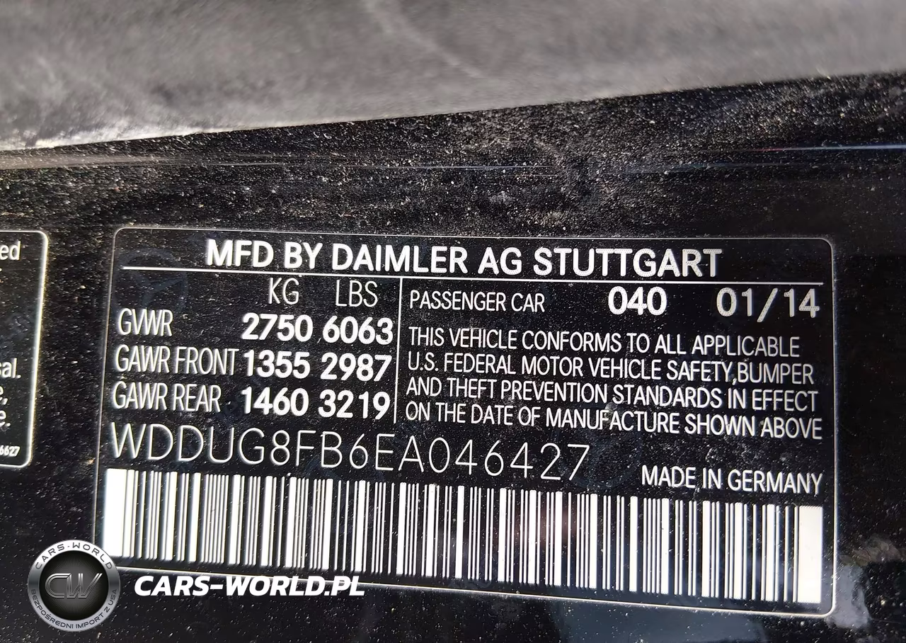 2014 Mercedes-Benz S 550 4Matic VIN:WDDUG8FB6EA046427 - 9