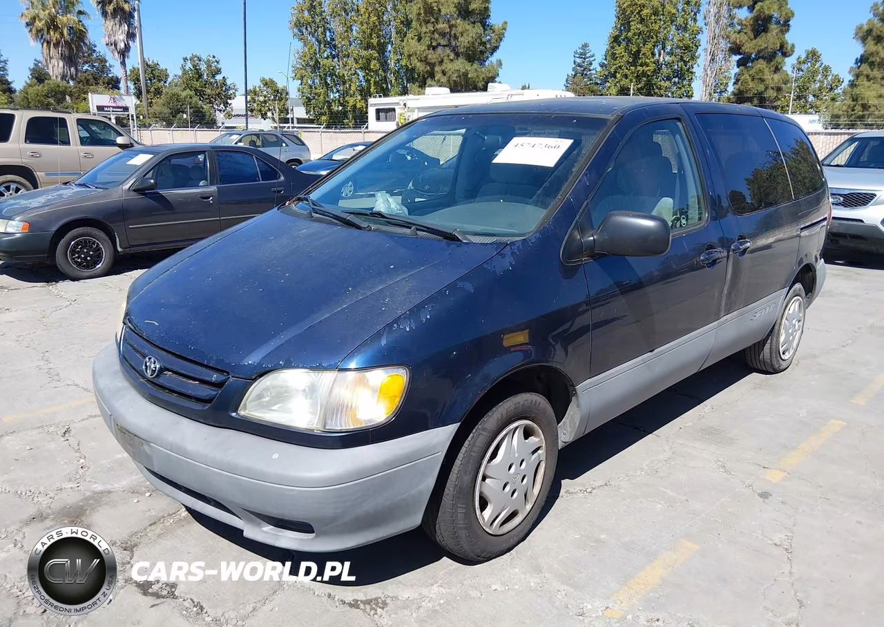 2001 Toyota Sienna Ce VIN:4T3ZF19C61U407603 - 2