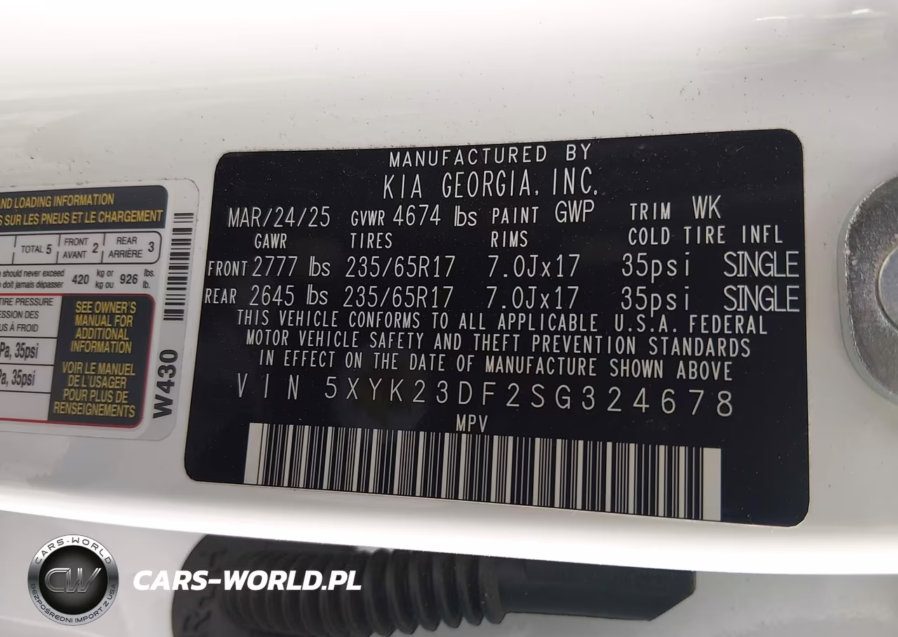 2025 Kia Sportage Lx VIN:5XYK23DF2SG324678 - 9
