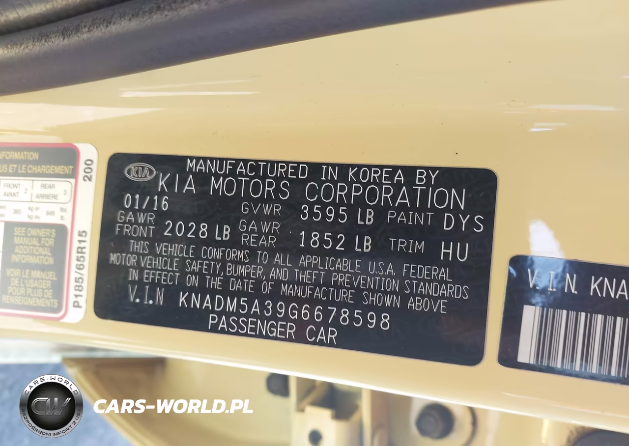 2016 Kia Rio Lx VIN:KNADM5A39G6678598 - 9