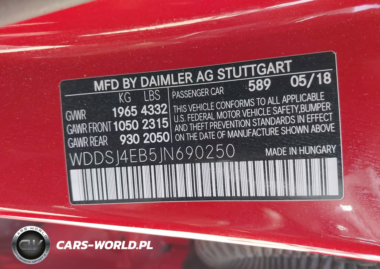 2018 Mercedes-Benz Cla 250 VIN:WDDSJ4EB5JN690250 - 9