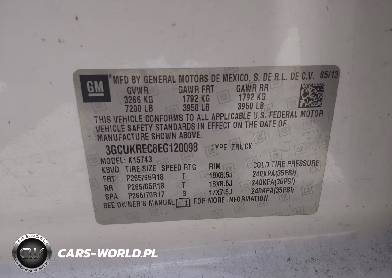 2014 Chevrolet Silverado 1500 Lt VIN:3GCUKREC8EG120098 - 9