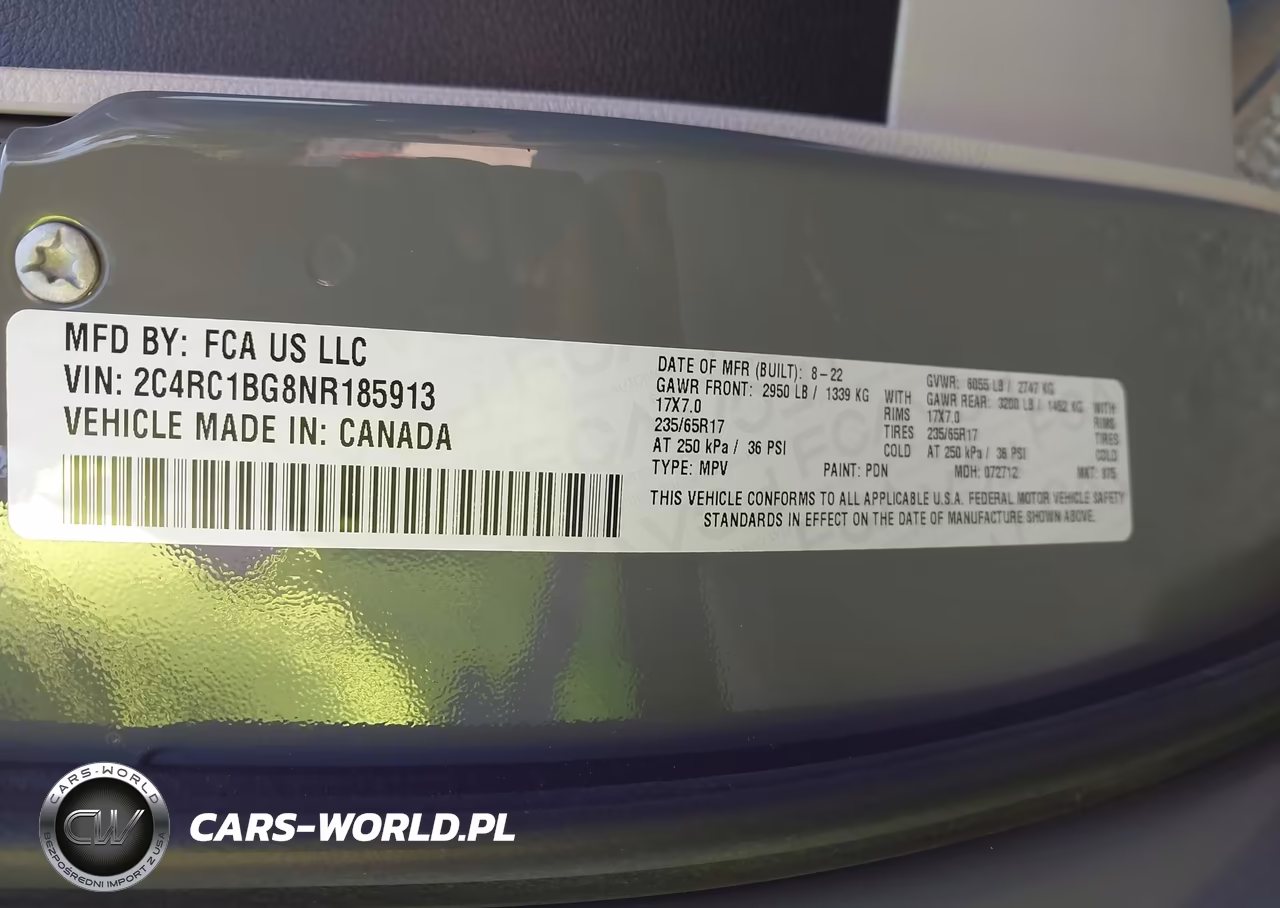2022 Chrysler Pacifica Touring L VIN:2C4RC1BG8NR185913 - 9