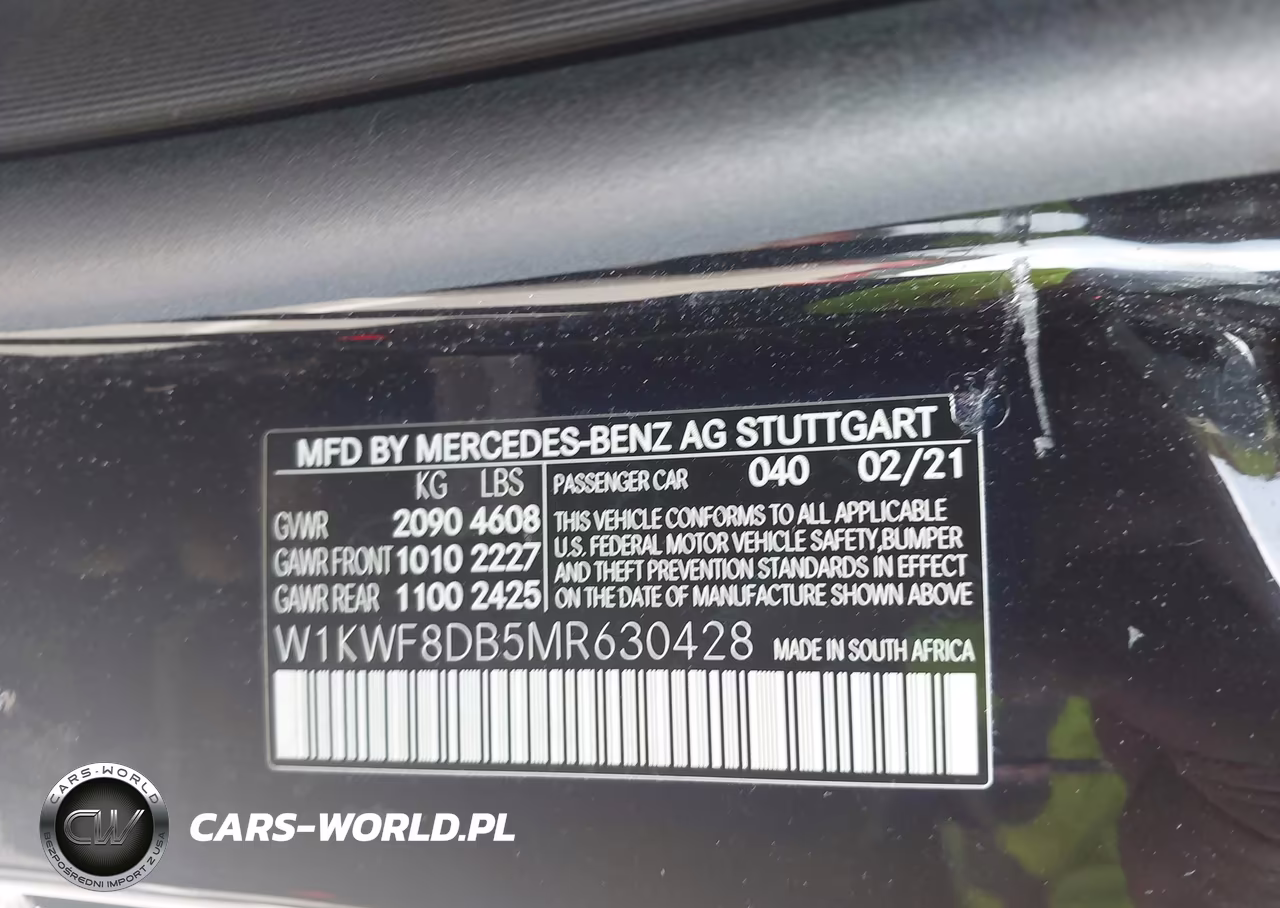 2021 Mercedes-Benz C 300 Sedan VIN:W1KWF8DB5MR630428 - 9