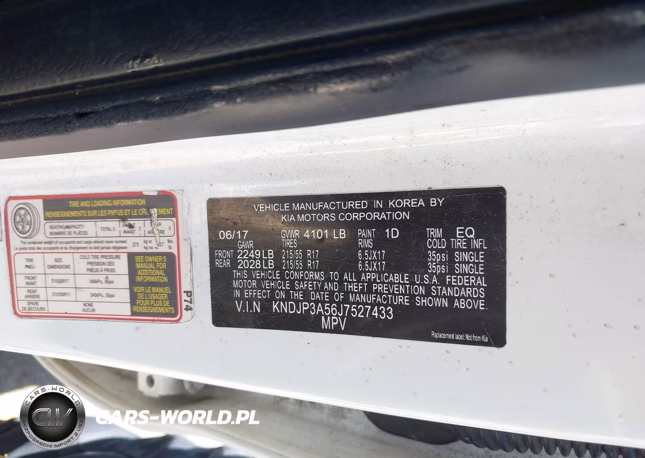 2018 Kia Soul + VIN:KNDJP3A56J7527433 - 9