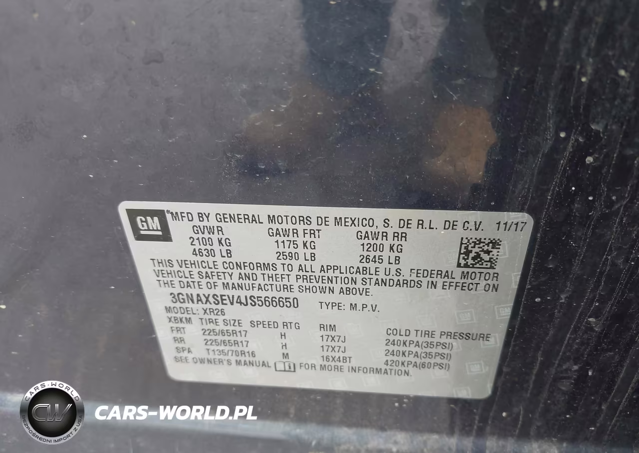 2018 Chevrolet Equinox Lt VIN:3GNAXSEV4JS566650 - 9