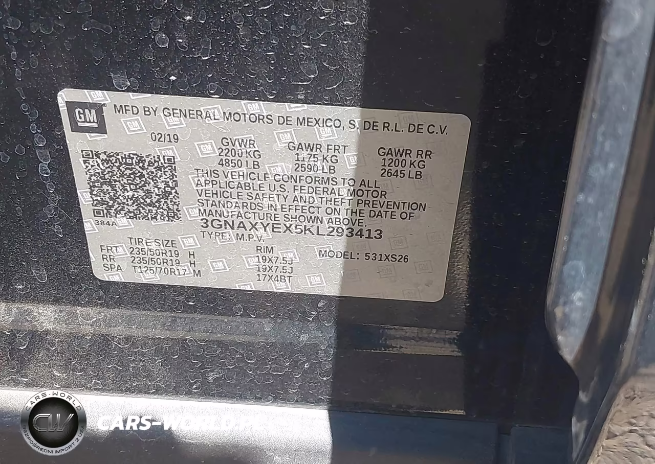 2019 Chevrolet Equinox Premier VIN:3GNAXYEX5KL293413 - 9