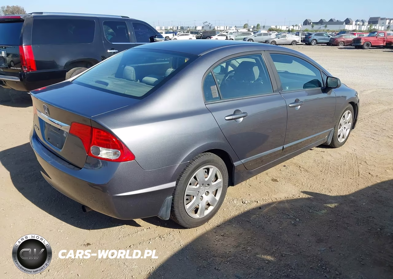 2010 Honda Civic Lx VIN:19XFA1F54AE005873 - 4