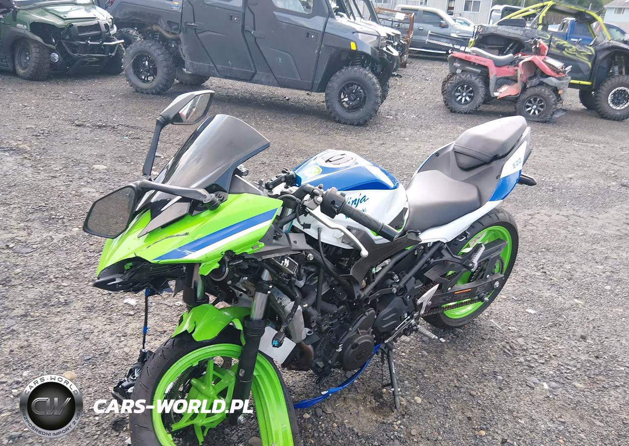 2024 Kawasaki Ex500 A-B VIN:ML5EXGJ18RDA10201 - 2