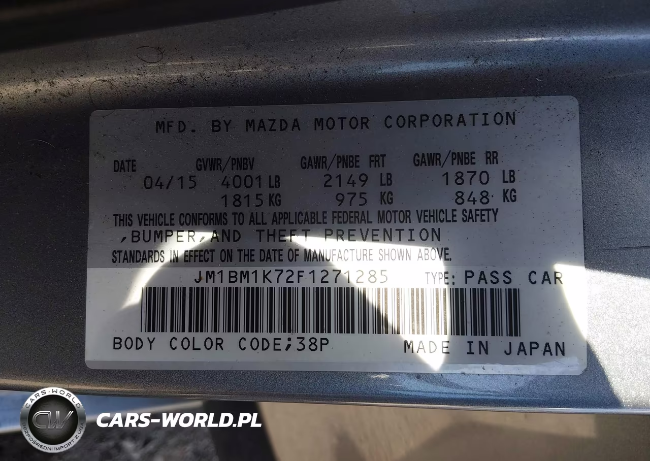 2015 Mazda Mazda3 I Sport VIN:JM1BM1K72F1271285 - 9