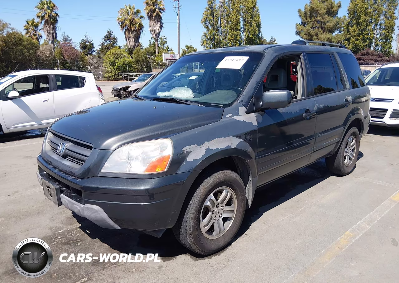 2005 Honda Pilot Ex-L VIN:2HKYF18685H548905 - 2