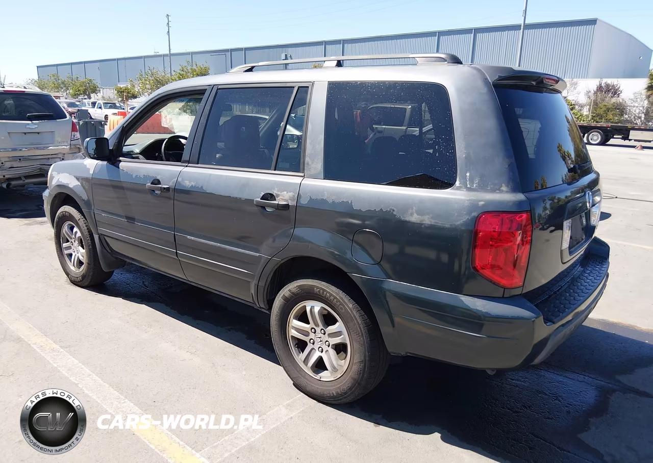 2005 Honda Pilot Ex-L VIN:2HKYF18685H548905 - 3