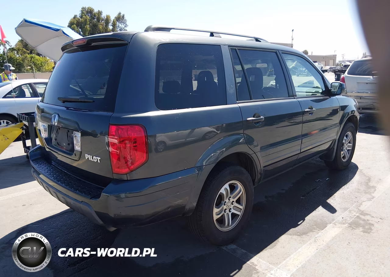 2005 Honda Pilot Ex-L VIN:2HKYF18685H548905 - 4