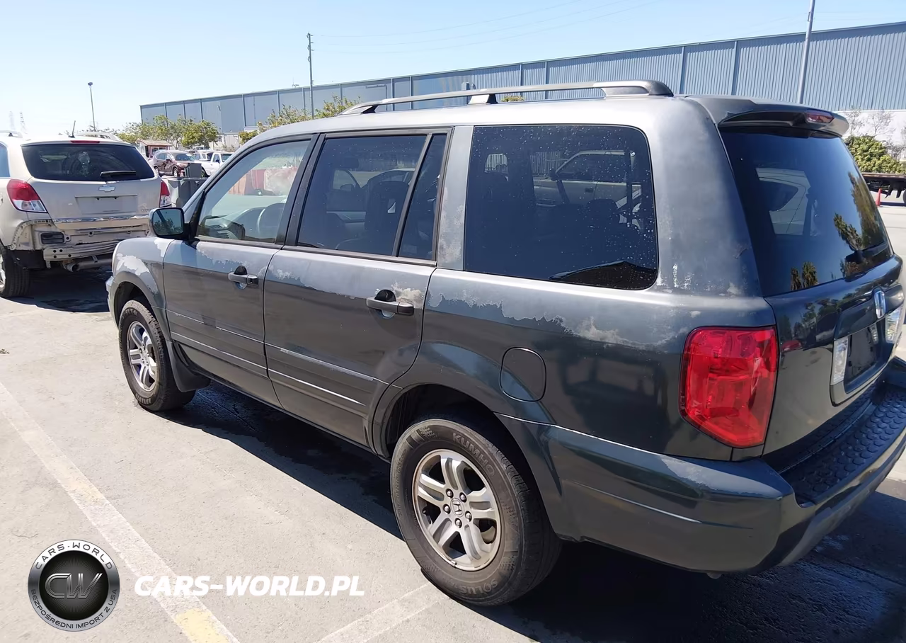 2005 Honda Pilot Ex-L VIN:2HKYF18685H548905 - 6