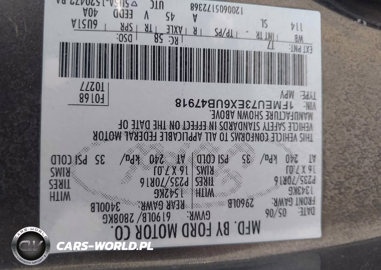 2006 Ford Explorer Xlt VIN:1FMEU73EX6UB47918 - 9