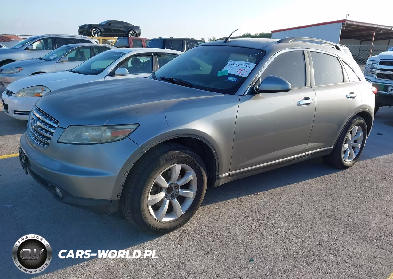 2005 Infiniti Fx35 VIN:JNRAS08U75X108135 - 2
