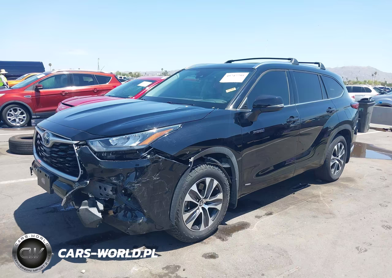 2020 Toyota Highlander Hybrid Xle VIN:5TDGBRCH3LS501898 - 2