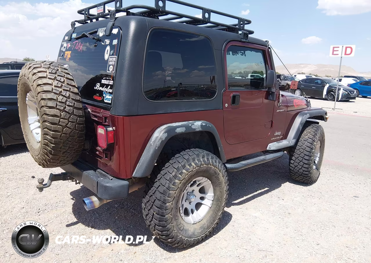 2003 Jeep Wrangler Sport VIN:1J4FA49S43P327834 - 4