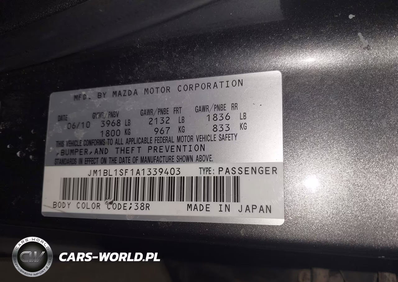 2010 Mazda Mazda3 I Touring VIN:JM1BL1SF1A1339403 - 9