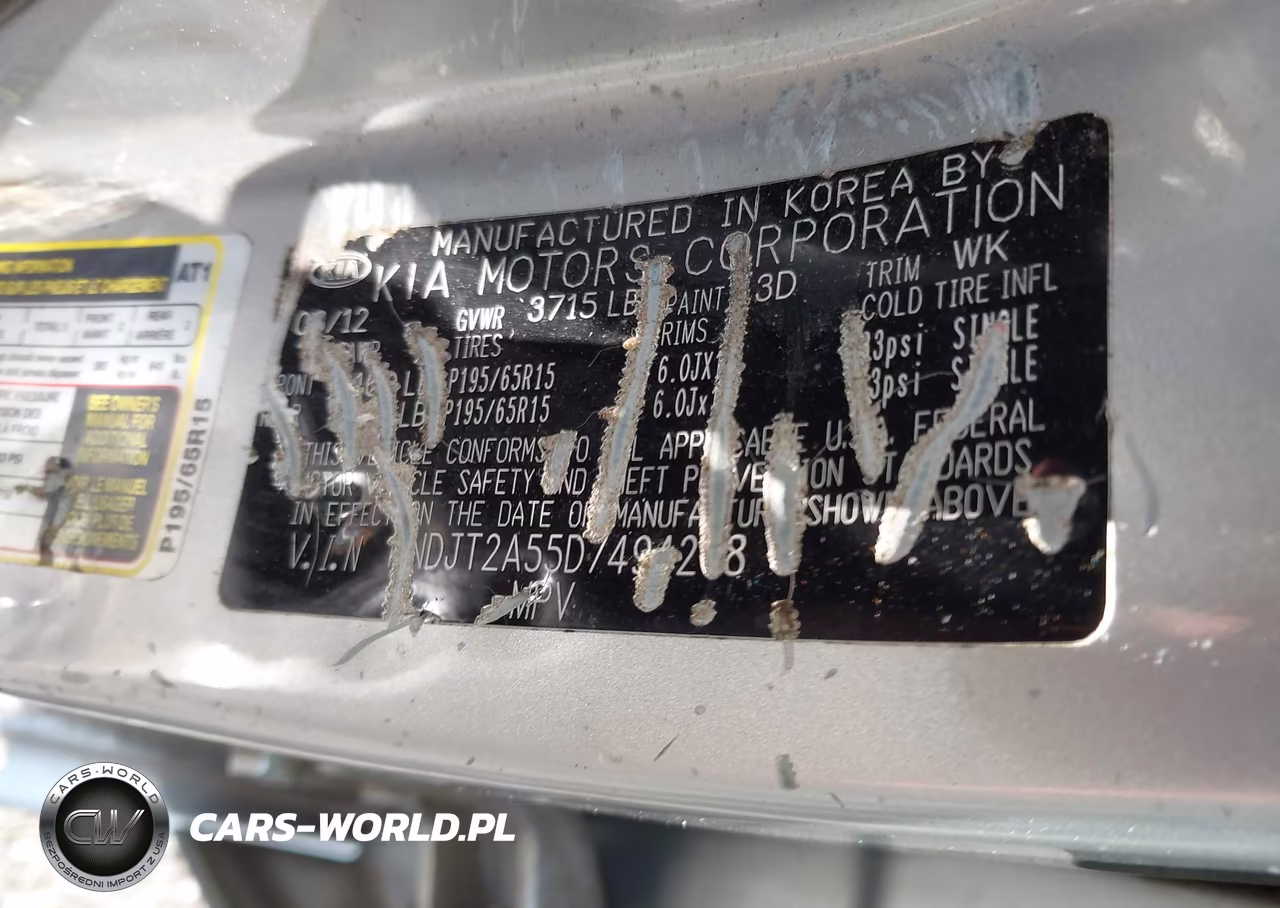 2013 Kia Soul VIN:KNDJT2A55D7494208 - 9