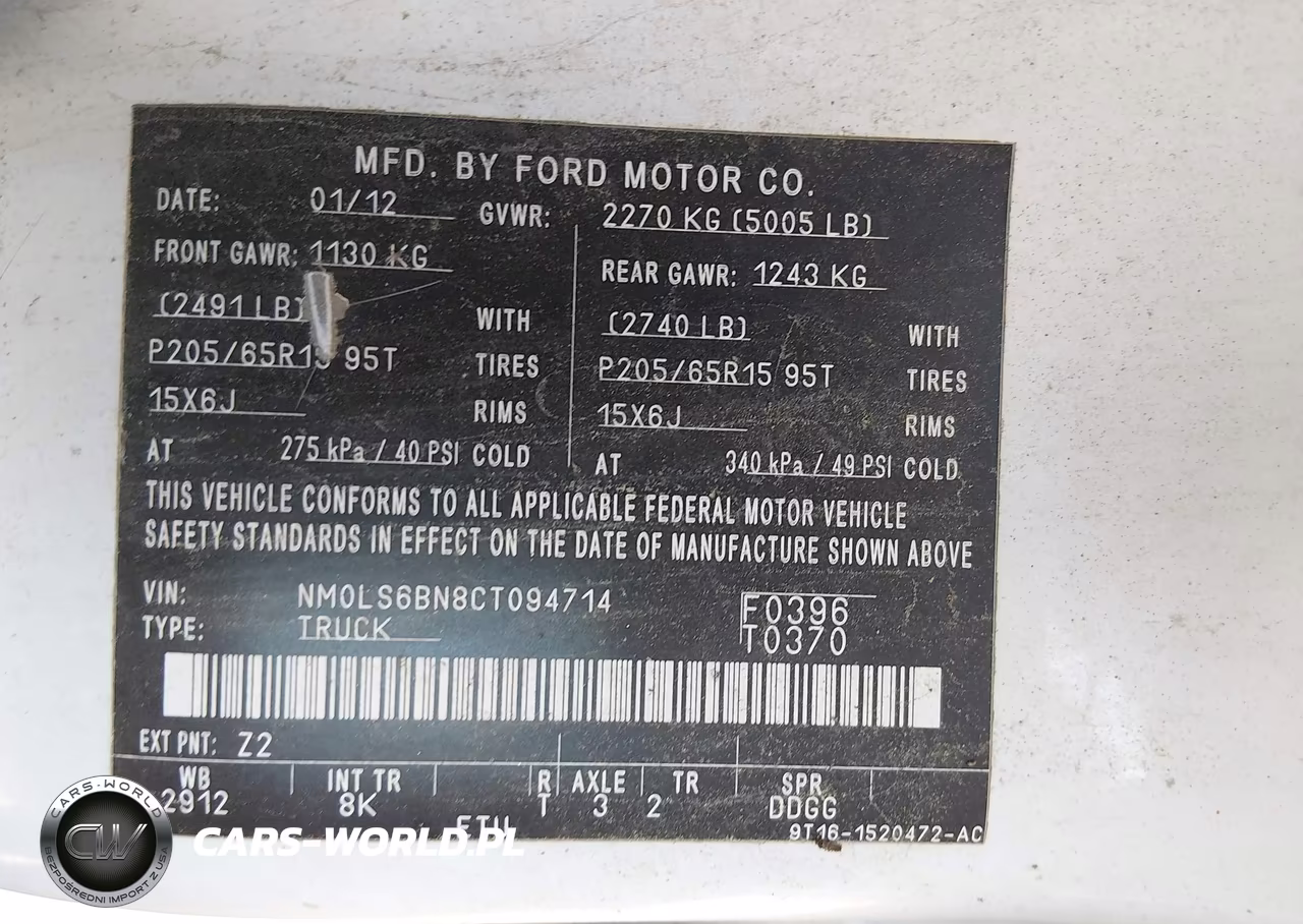 2012 Ford Transit Connect Xlt VIN:NM0LS6BN8CT094714 - 9