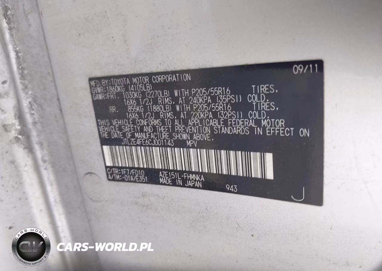 2012 Scion Xb VIN:JTLZE4FE6CJ001143 - 9