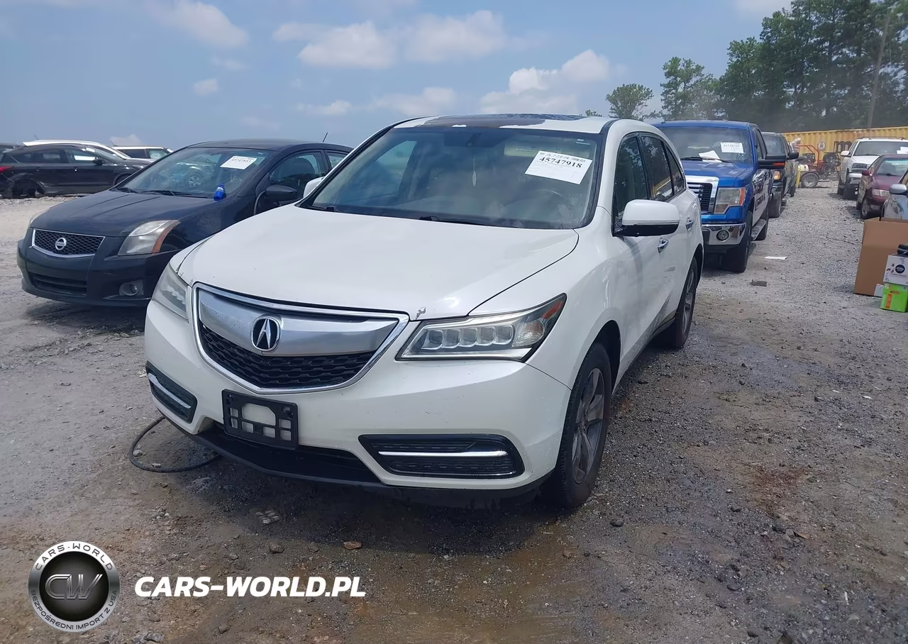 2014 Acura Mdx VIN:5FRYD3H2XEB007432 - 2