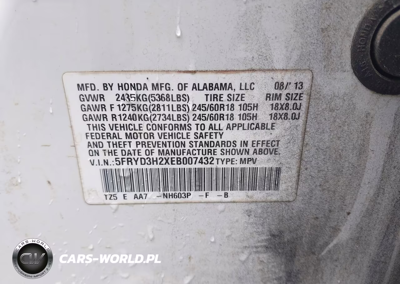 2014 Acura Mdx VIN:5FRYD3H2XEB007432 - 9