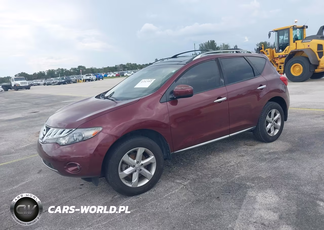 2010 Nissan Murano Sl VIN:JN8AZ1MU3AW021330 - 2