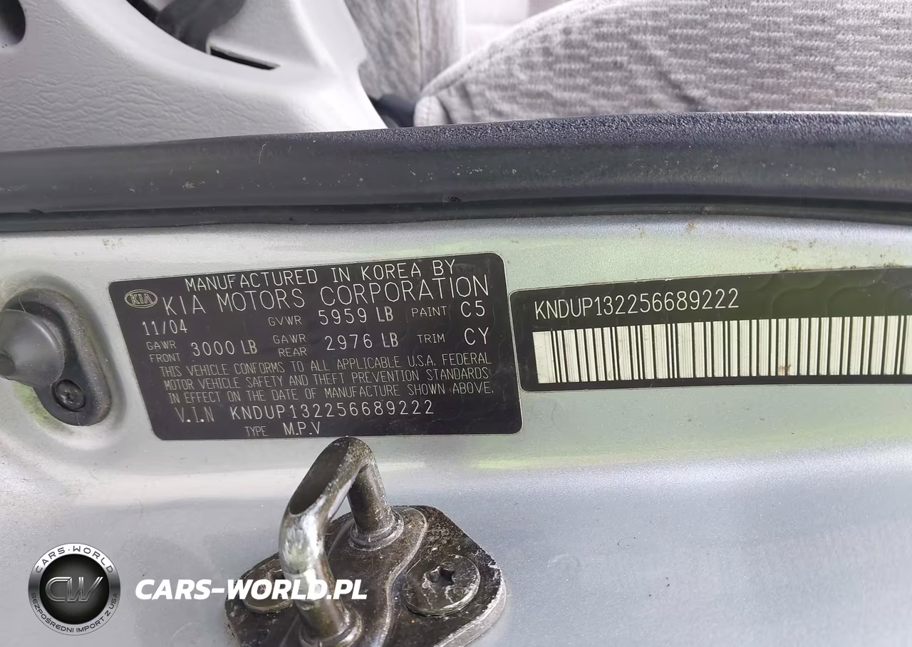 2005 Kia Sedona Ex-Lx VIN:KNDUP132256689222 - 9