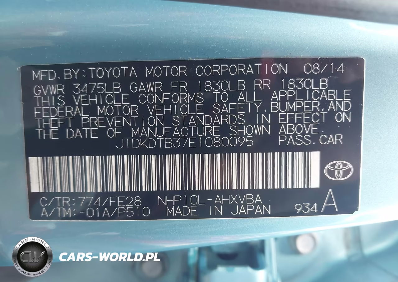 2014 Toyota Prius C Four-One-Three-Two VIN:JTDKDTB37E1080095 - 9