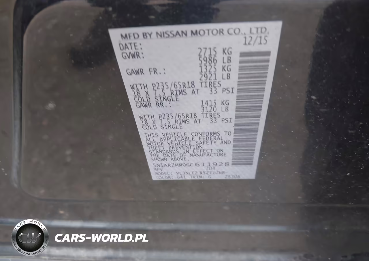 2016 Nissan Pathfinder Sv VIN:5N1AR2MM0GC611928 - 9