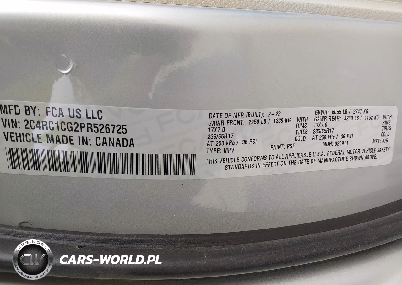 2023 Chrysler Voyager Lx VIN:2C4RC1CG2PR526725 - 9